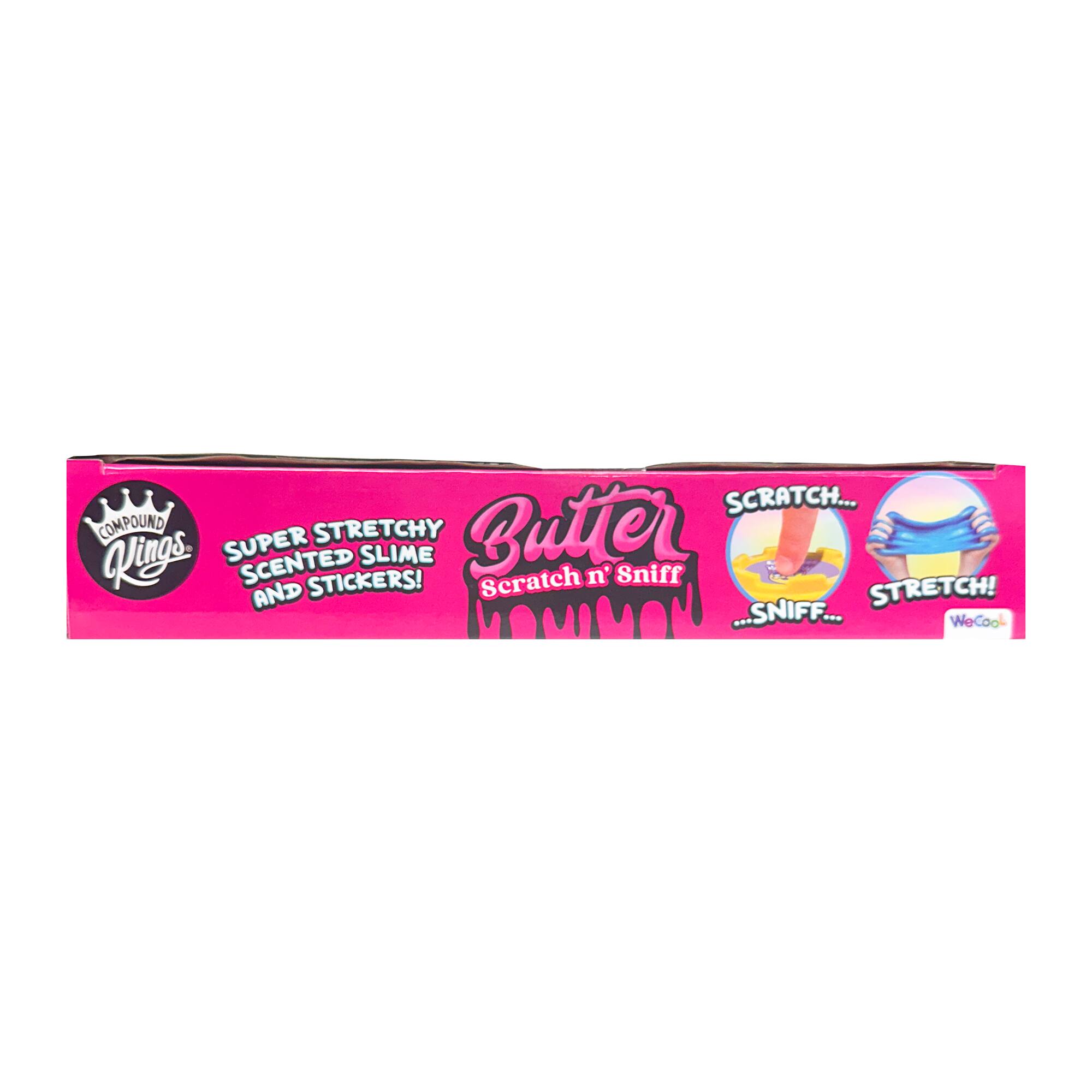 Compound Kings® Butter Scratch n' Sniff Scented Slime & Stickers